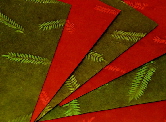 Handmade Gift Wrap paper Folded in four