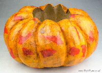 How to make a pumpkin bowl | Wild Paper handmade paper
