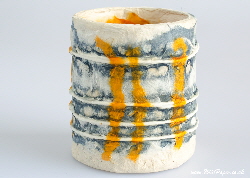 Pencil holder made with handmade paper | Wild Paper handmade paper