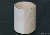 6.Stick handmade paper inside pencil holder